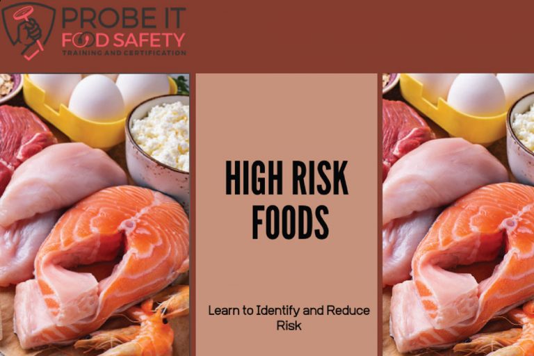 High risk foods probe it food safety